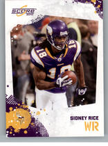 2010 Score Base Set #167 Sidney Rice