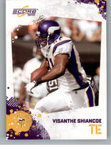 2010 Score Base Set #168 Visanthe Shiancoe