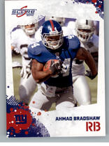2010 Score Base Set #188 Ahmad Bradshaw