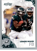 2010 Score Base Set #223 Leonard Weaver