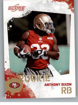 2010 Score Base Set #305 Anthony Dixon