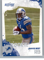 2010 Score Base Set #347 Jahvid Best