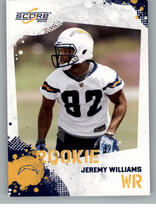 2010 Score Base Set #352 Jeremy Williams