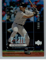 2001 Upper Deck e-Card #E4 Todd Helton