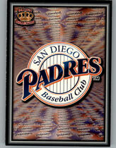 1996 Pacific Prisms Team Logo #PB-19 San Diego Padres