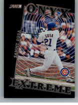 2000 Stadium Club Onyx Extreme #OE7 Sammy Sosa