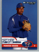 2003 Donruss Rookies #28 Francisco Rosario