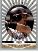 2003 Upper Deck Game Face #38 Larry Walker
