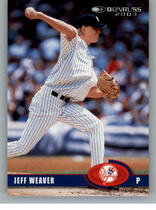 2003 Donruss Base Set #165 Jeff Weaver