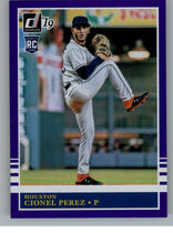 2019 Donruss Holo Purple #233 Cionel Perez
