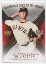 2007 Upper Deck Rookie Card of the Month #5 Tim Lincecum
