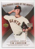 2007 Upper Deck Rookie Card of the Month #ROM-5 Tim Lincecum