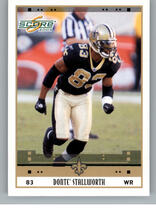 2005 Score Base Set #179 Donte' Stallworth