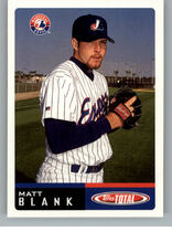 2002 Topps Total #392 Matt Blank