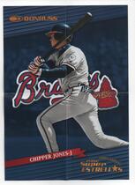 2002 Donruss Super Estrellas Posters De Jugadores #14 Chipper Jones