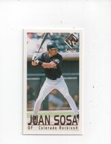 2000 Pacific Private Stock PS-2000 Action #17 Juan Sosa