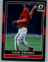 2016 Donruss Optic Purple #124 Zack Greinke