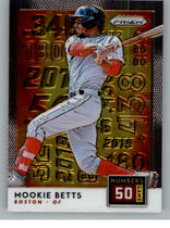 2019 Panini Prizm Numbers Game #NG2 Mookie Betts