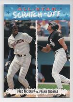 1993 Upper Deck Fun Pack All Stars #AS1 Fred McGriff|Frank Thomas