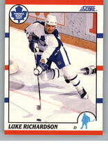 1990 Score Base Set #236 Luke Richardson