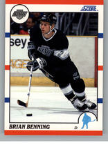 1990 Score Base Set #306 Brian Benning