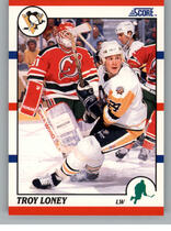 1990 Score Base Set #371 Troy Loney