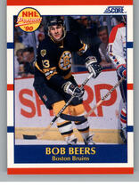 1990 Score Base Set #385 Bob Beers