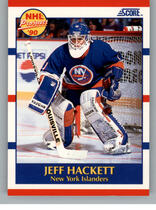 1990 Score Base Set #388 Jeff Hackett