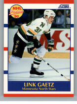 1990 Score Base Set #411 Link Gaetz