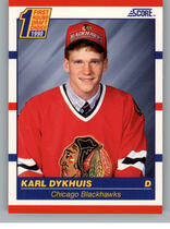 1990 Score Base Set #437 Karl Dykhuis