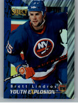 1994 Pinnacle Select Youth Explosion #YE12 Brett Lindros