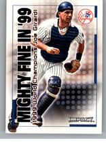 2000 Fleer Impact Mighty Fine in '99 #7MF Joe Girardi