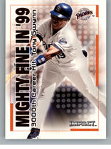 2000 Fleer Impact Mighty Fine in '99 #35MF Tony Gwynn