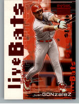 1999 SkyBox Premium Live Bats #1LB Juan Gonzalez