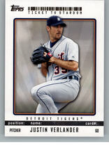 2009 Topps Ticket to Stardom #60 Justin Verlander