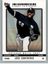 2009 Topps Ticket to Stardom #66 Jose Contreras