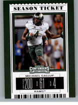 2019 Panini Contenders Draft Picks #71 Michael Gallup