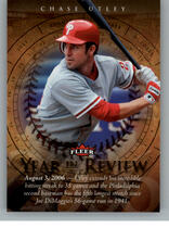 2007 Fleer Year in Review #CU Chase Utley