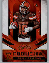 2016 Panini Absolute Rookie Roundup #12 Corey Coleman
