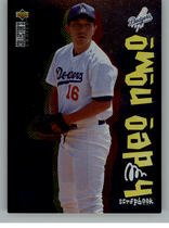1996 Upper Deck Collectors Choice Nomo Scrapbook #1 Hideo Nomo