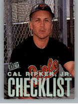 1997 Ultra Checklists Series 2 #5 Cal Ripken Jr.