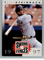 1997 Pinnacle X-Press Swing for the Fences #53 Terry Steinbach