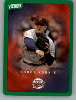 2003 Upper Deck Victory Parallel 1 Green #48 Corey Koskie