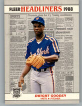 1988 Fleer Headliners #5 Dwight Gooden