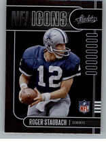 2019 Panini Absolute NFL Icons #12 Roger Staubach
