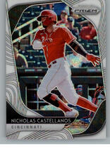 2020 Panini Prizm Prizm White Wave #205 Nicholas Castellanos