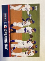 2021 Topps Opening Day Opening Day #OD-13 Los Angeles Dodgers
