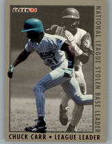 1994 Fleer League Leaders #10 Chuck Carr