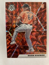 2021 Panini Mosaic Reactive Red #235 Dean Kremer