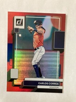 2022 Donruss Holo Red #107 Carlos Correa